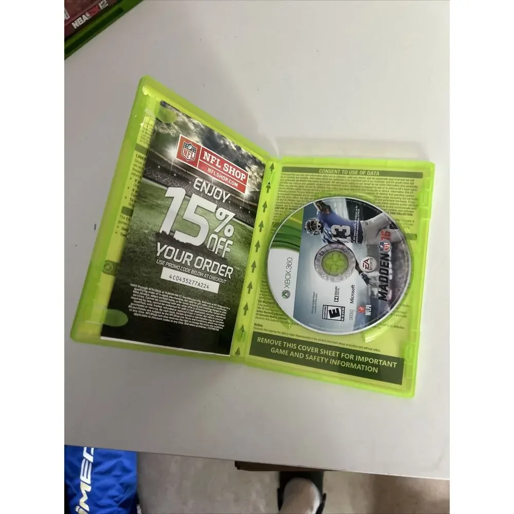 Madden NFL 16 (Microsoft Xbox 360, 2015)